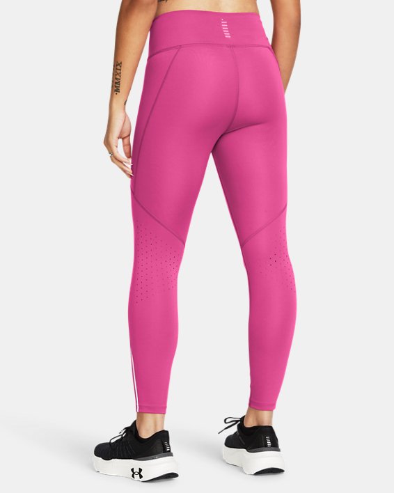 Women's UA Launch Ankle Tights, Pink, pdpMainDesktop image number 1